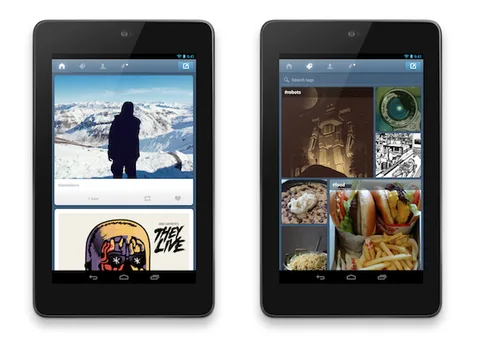 Tumblr Android uygulamasını tablet desteğiyle güncelledi