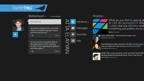 Twitter’ın sıkı API kurallarından etkilenen Tweetro Windows Mağaza’ya paralı Tweetro+ olarak geri döndü