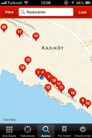 Yelp iOS Uygulama İncelemesi