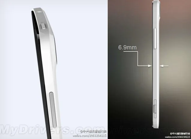 5 inç 1080p ekranlı ZTE Grand S 6.9 mm’lik ipince bir kasayla gelecek