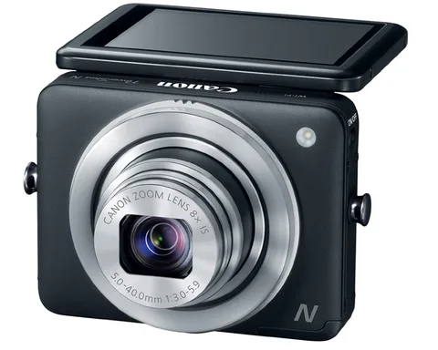 Canon PowerShot N sıradışı tasarımı ve zengin özellikleriyle ilgi çekecek