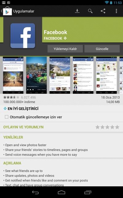 Facebook Android uygulamasına sesli mesaj gönderme desteği eklendi