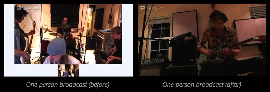 Google+ Hangouts on Air video yayınlarına tam ekran desteği getirdi