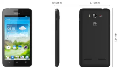 Huawei’den dört çekirdekli işlemci ve 4.5 inç HD ekran taşıyan Ascend G615 Android telefon