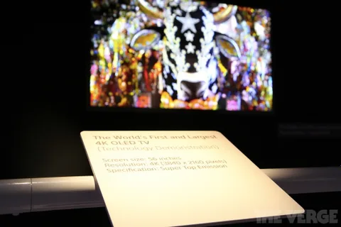 Sony dünyanın ilk 4K OLED TV’sini tanıttı