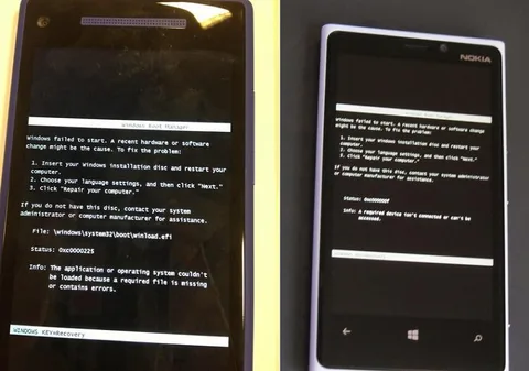 Windows Phone 8 başlangıçta hatayla karşılaşınca kurulum diski ister mi?