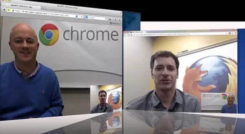 WebRTC sayesinde Chrome ve Firefox arasında görüntülü görüşme yapmak mümkün