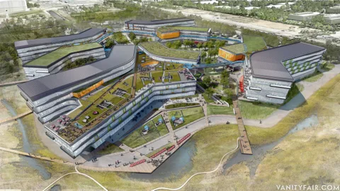Google’ın Bayview adını taşıyacak yeni yerleşkesine ait tasarımlar ortaya çıktı