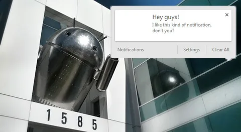 Google Chrome’un son versiyonlarında bildirim sistemini test ediyor