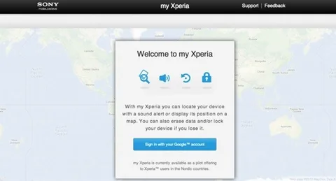 Sony akıllı telefon izleme ve kurtarma servisi My Xperia’nın testlerine başladı