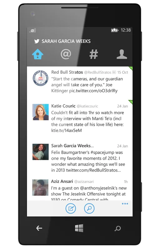 Twitter Windows Phone uygulamasını yeniledi