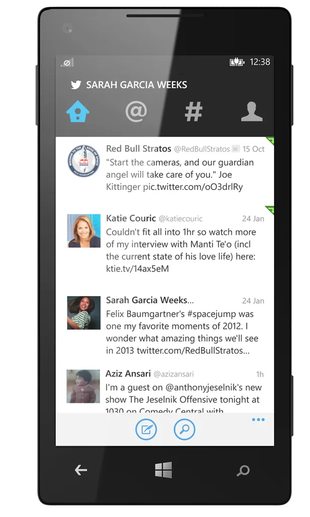 Twitter Windows Phone uygulamasını yeniledi