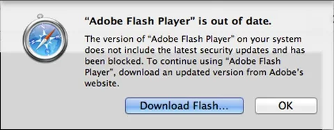 Apple Safari’de eski Flash versiyonlarını engellemeye başladı