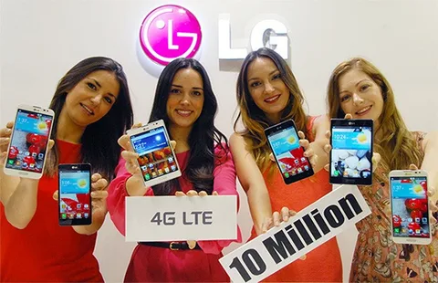 LG dünya çapında 10 milyon LTE telefon satışı gerçekleştirdi