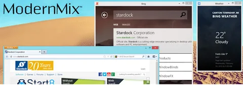 ModernMix ile Windows 8 tarzı uygulamaları pencere içinde çalıştırın