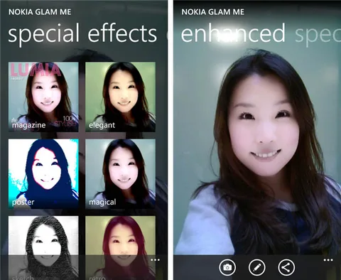 Nokia Glam Me uygulamasını tüm Windows Phone 8 Lumia cihazlarına sundu