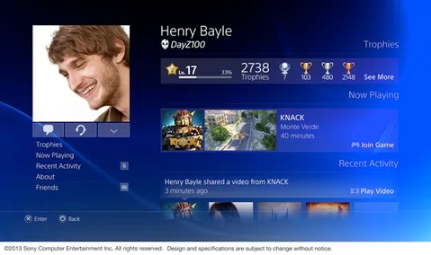 Sony PlayStation 4’e ait ekran görüntüleri paylaştı