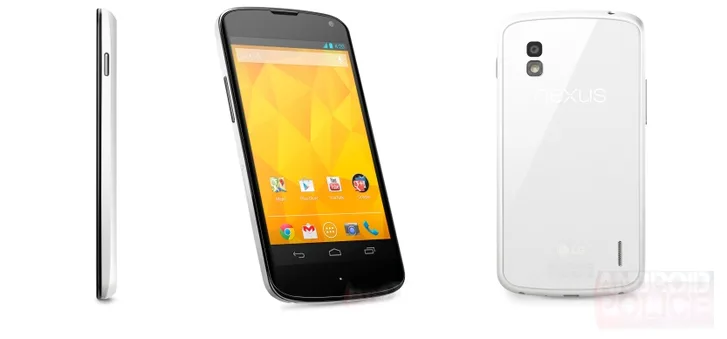 LG Nexus 4’ün beyaz renkli versiyonuna ait basın fotoğrafları sızdı