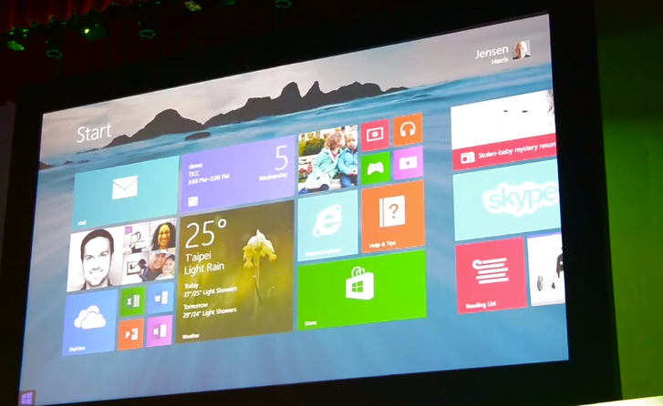 Microsoft Başlat butonundaki Windows 8.1’i Computex 2013’te sergiledi (videolu)
