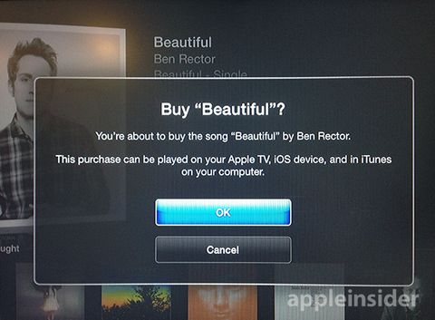 Apple TV’ye iTunes Store’dan şarkı satın alma özelliği geliyor