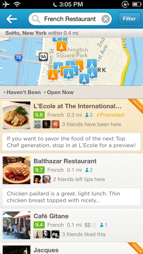 Foursquare’den küçük işletmelere arama sonuçlarında daha yükseğe çıkma fırsatı