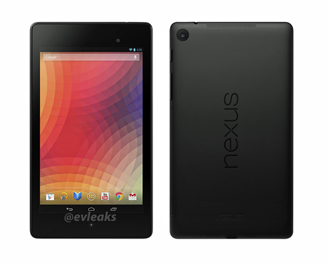 Yeni Google Nexus 7 tablete ait basın fotoğrafları internete sızdı