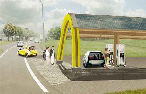 2015 itibarıyla tüm Hollanda vatandaşlarının 50 km uzağında bir elektrikli araç dolum istasyonu olacak