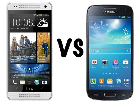HTC One mini ve Samsung Galaxy S4 Mini karşı karşıya
