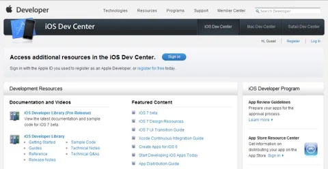 Apple iOS, Mac ve Safari Geliştirici Merkezlerini kullanıma açtı