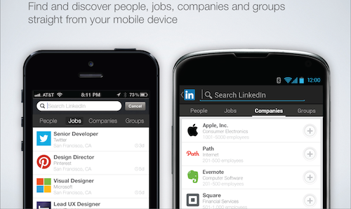 LinkedIn iOS ve Android uygulamalarını güncelledi
