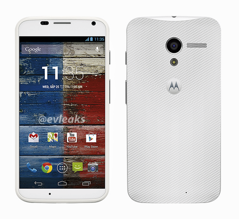 Beyaz renkli Moto X’in basın fotoğrafları da ortaya çıktı