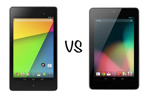 Nexus 7 2 ve Nexus 7 karşı karşıya