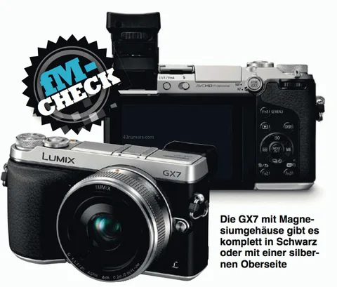 Döndürülebilir elektronik vizörü ve retro tasarımıyla dikkat çeken Panasonic Lumix GX7 yolda