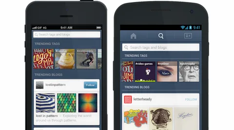 Tumblr’ın mobil uygulamalarına yeni arama ve keşif araçları eklendi