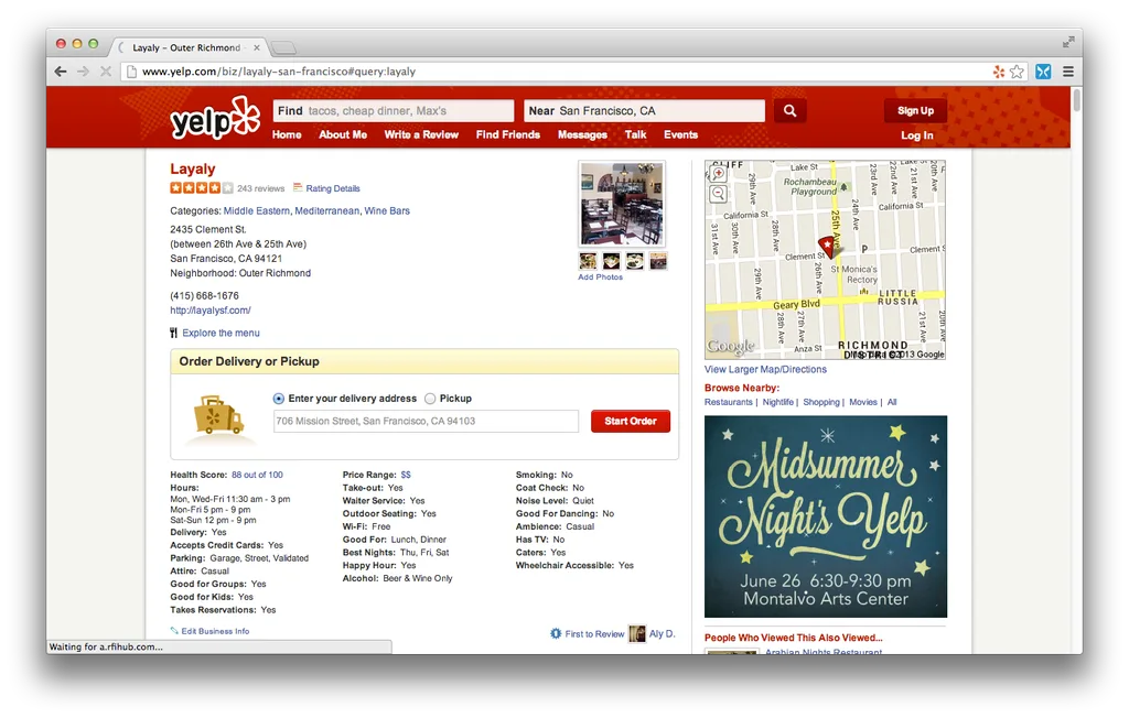 Yelp’ten iOS uygulamasına gel-al paket servis özelliği ve Yelp Platform