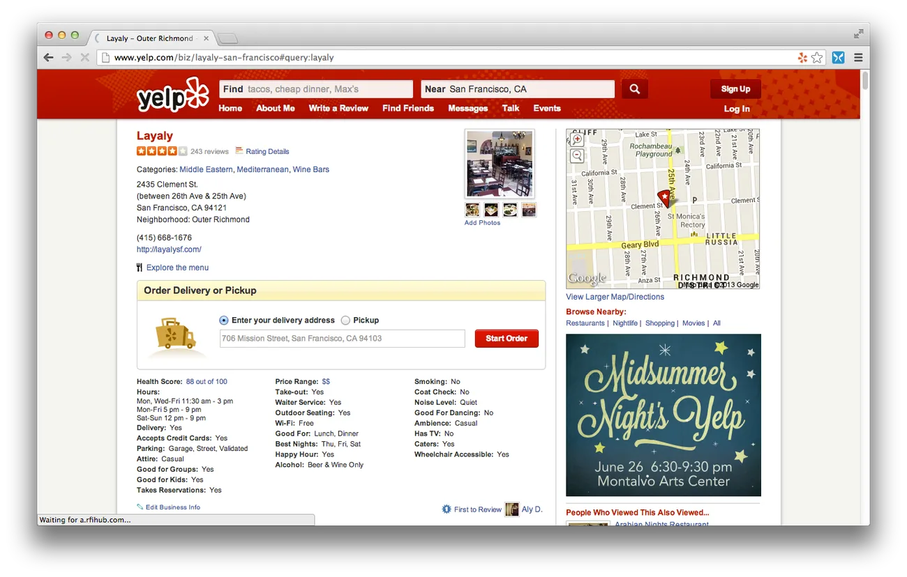 Yelp’ten iOS uygulamasına gel-al paket servis özelliği ve Yelp Platform