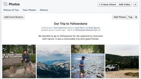 Facebook Paylaşılan Fotoğraf Albümleri özelliğini kullanıma sunuyor