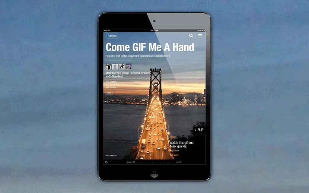 Flipboard güncellemesiyle GIF animasyon desteği geldi
