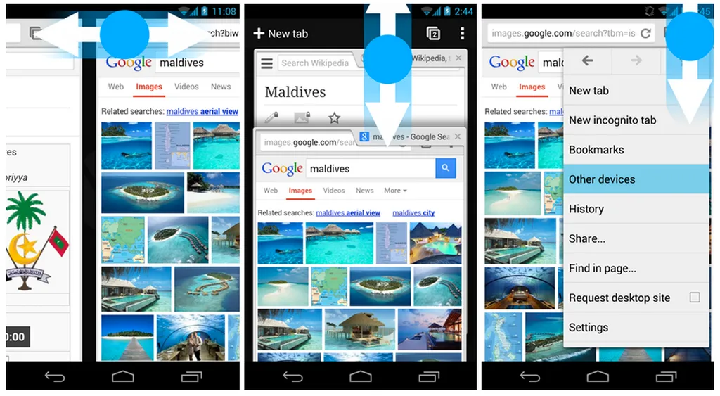 Android için Chrome uygulamasının beta sürümüne yeni özellikler eklendi