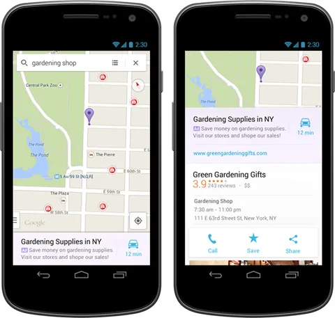 Google Haritalar’ın iOS ve Android versiyonlarına öne çıkarılmış arama sonuçları eklendi