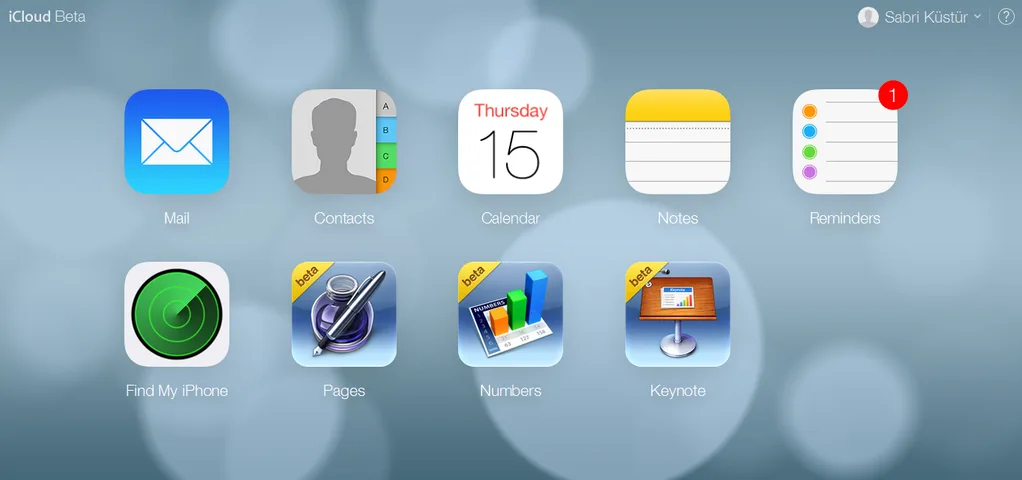 iCloud.com beta sitesinin tasarımı iOS 7’ye uygun şekilde yenilendi