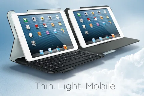 Logitech iPad mini için Ultrathin Keyboard Folio ve Folio Protective Case’i duyurdu