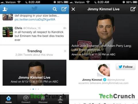 Twitter TV rehberlerinin yerini alacak dev kartları test ediyor