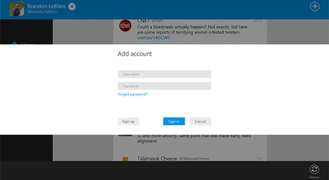 Windows 8 için Twitter uygulamasına çoklu hesap desteği eklendi