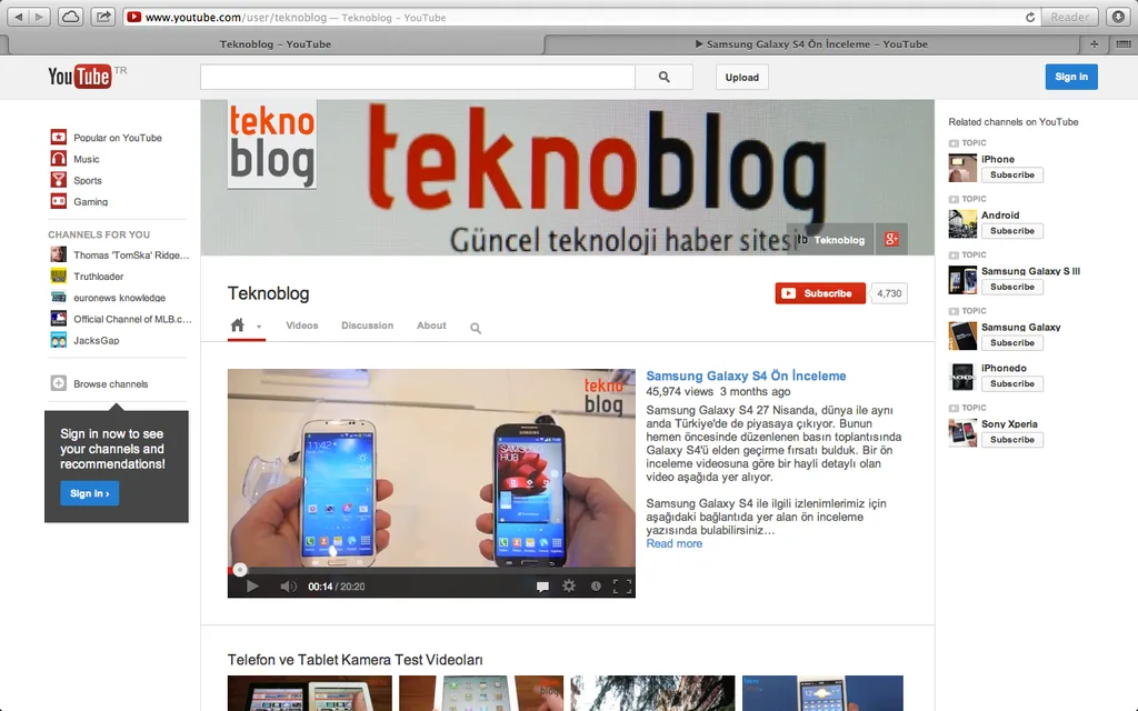 YouTube tarayıcı sekmelerine ”şimdi çalınıyor” ikonu ekledi