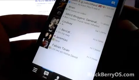 Android için BlackBerry Messenger uygulamasına ait görüntüler ortaya çıktı