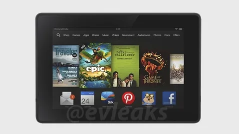 Yenilenen Amazon Kindle Fire’a ait bir fotoğraf internete sızdı