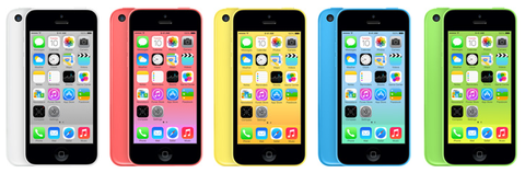 Apple’dan beş farklı renkte iPhone 5C: 4 inç ekran, A6 işlemci, 8 MP kamera