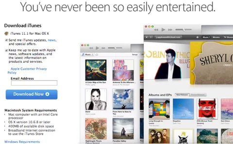 Apple iOS 7 ile aynı zamanda iTunes 11.1 versiyonunu dağıtıma sundu