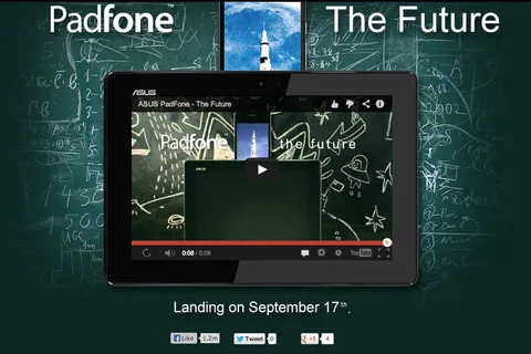 Asus Padfone 4 17 Eylülde geliyor (videolu)